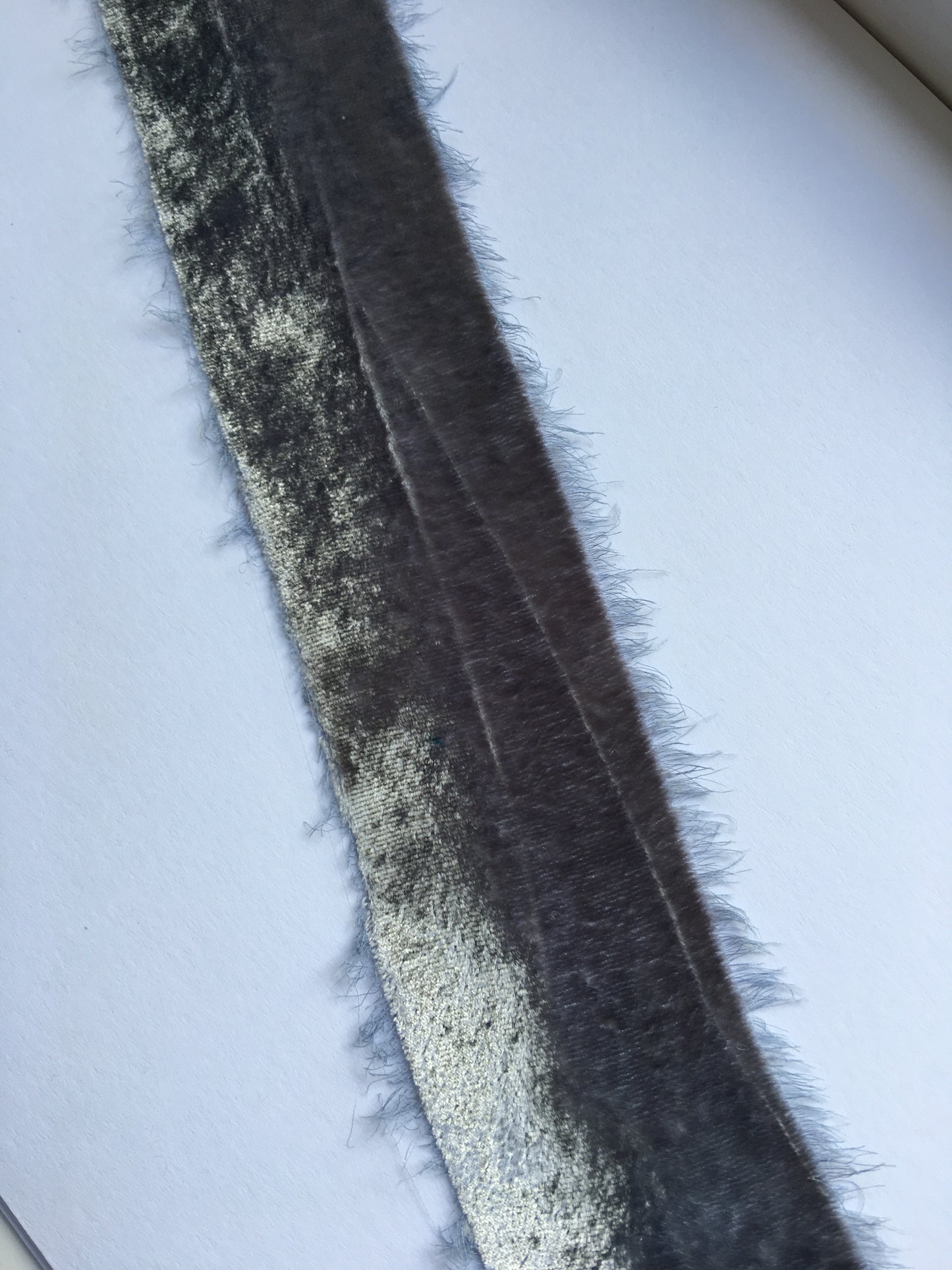 Limited Edition / 004 / Mid Grey Velvet Silk