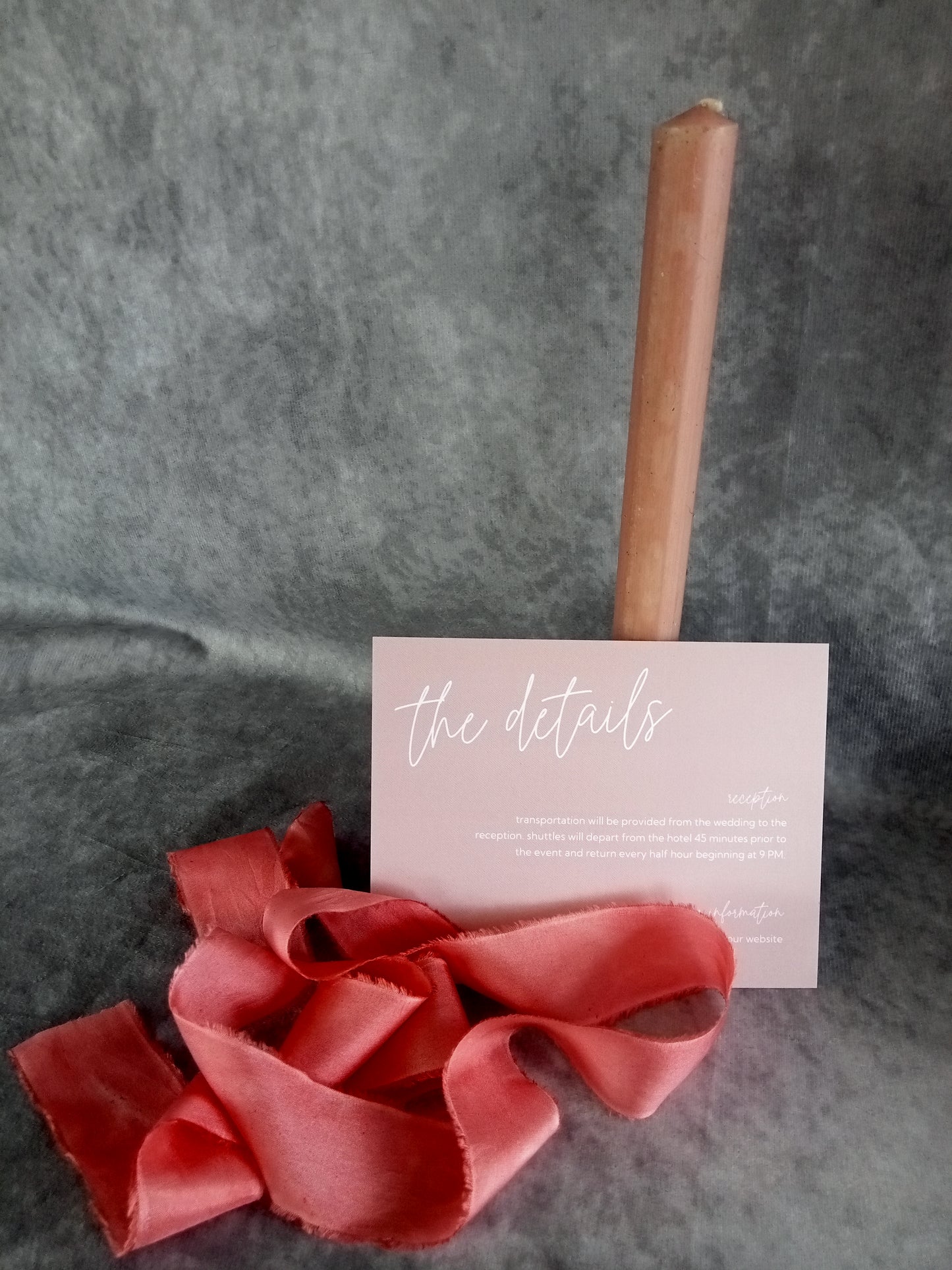 Hand dyed wild rose silk ribbon