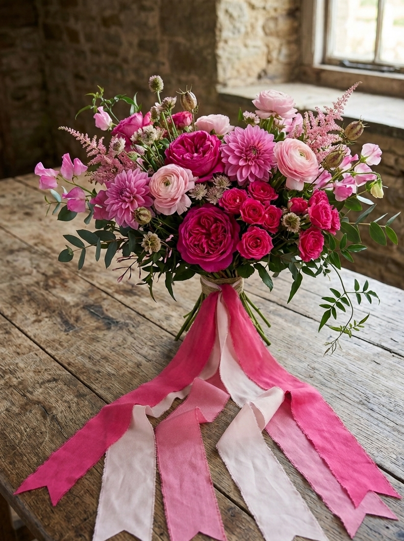 Curated Bouquet Bundle / No.005 / Shades of pink