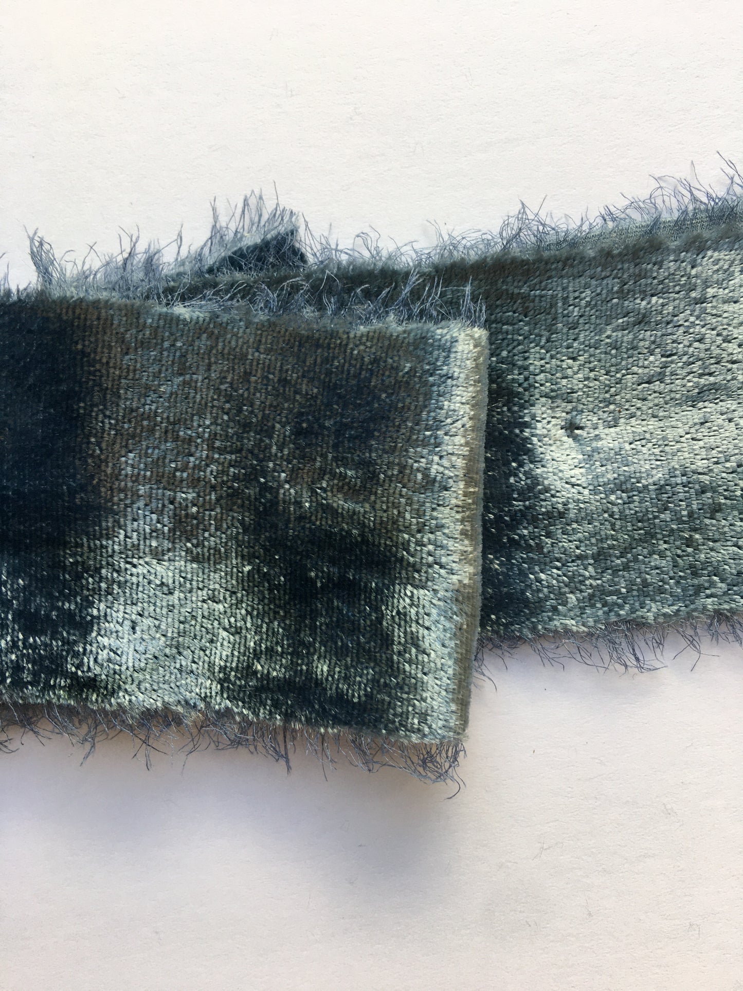 Limited Edition / 002 / Steel Blue Velvet Silk