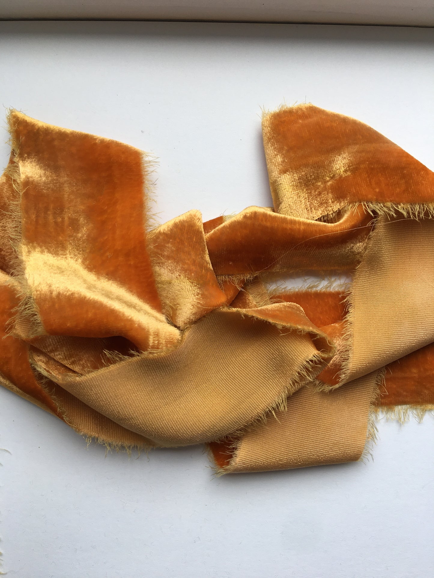 Limited Edition / 003 / Harvest Gold Velvet Silk