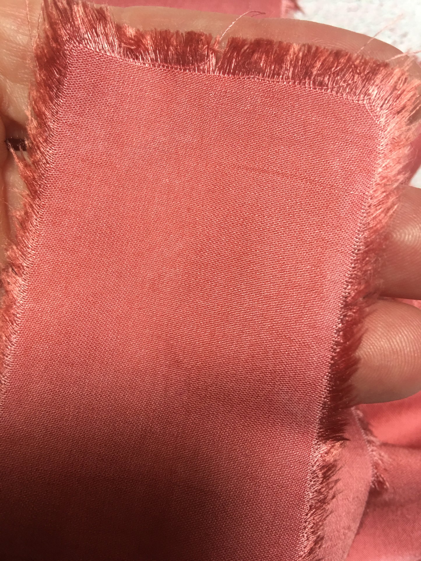 Limited Edition: Coral Rose Bamboo 'Silk' Ribbon