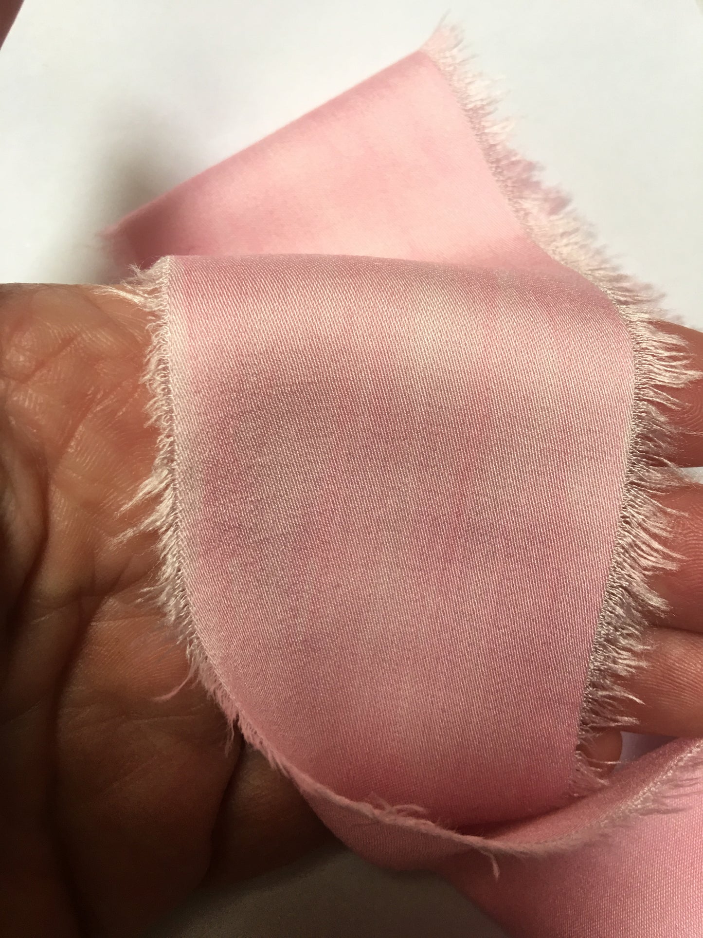 Limited Edition: Soft Pale Rose Bamboo 'Silk' Ribbon