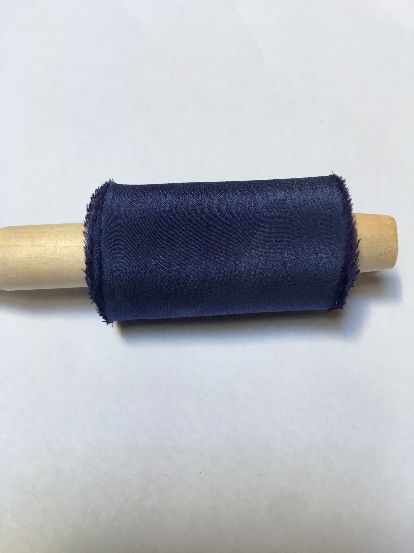 Limited Edition: Midnight Blue Silk Crepe de Chine Ribbon