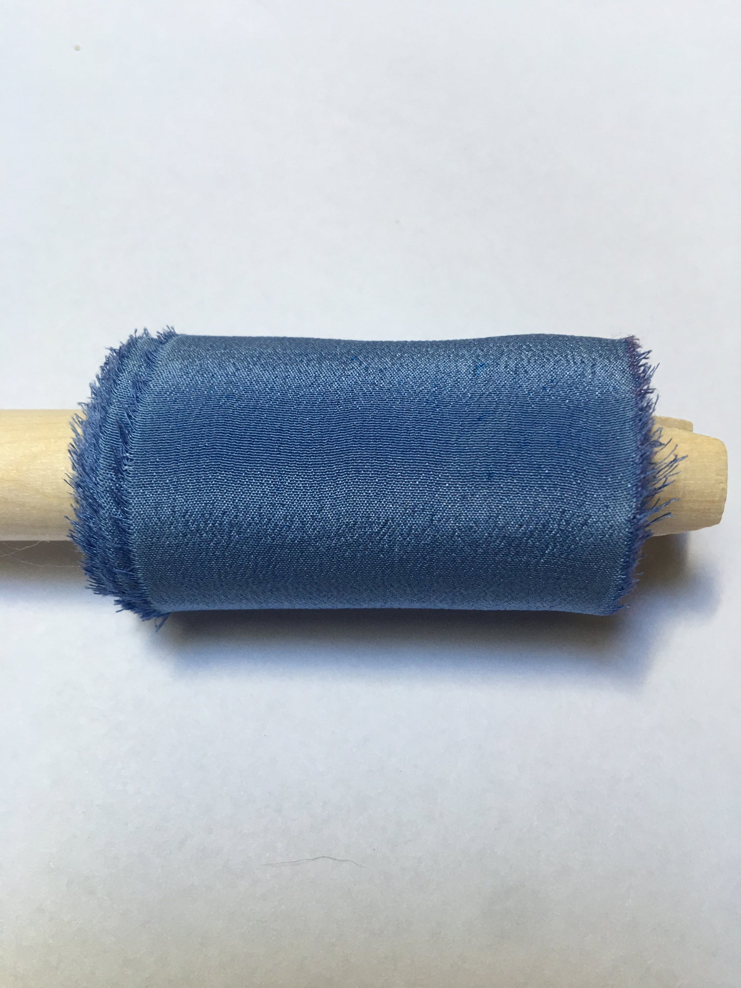 Limited Edition: Summer Sky Blue Silk Crepe de Chine Ribbon