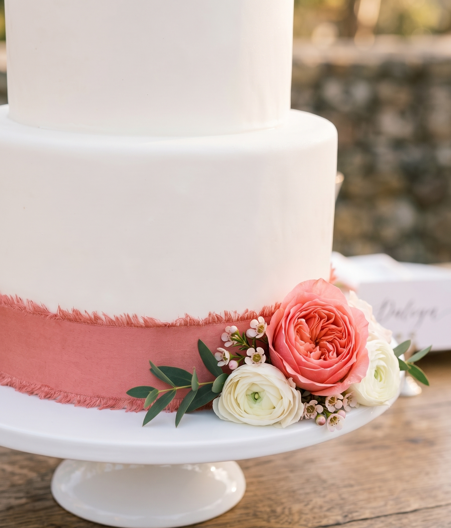 Limited Edition: Coral Rose Bamboo 'Silk' Ribbon