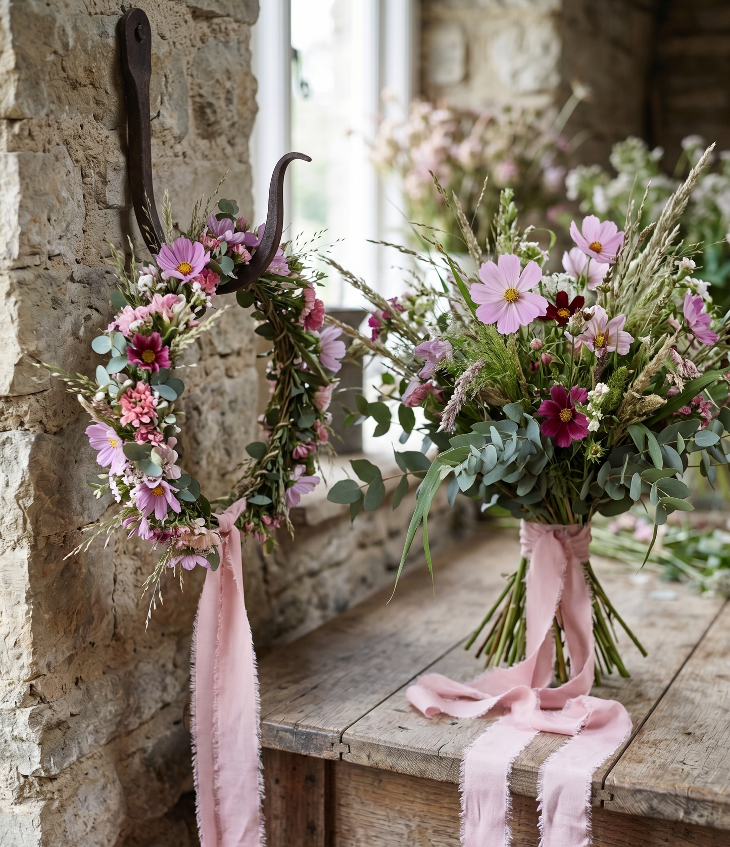 Limited Edition: Soft Pale Rose Bamboo 'Silk' Ribbon