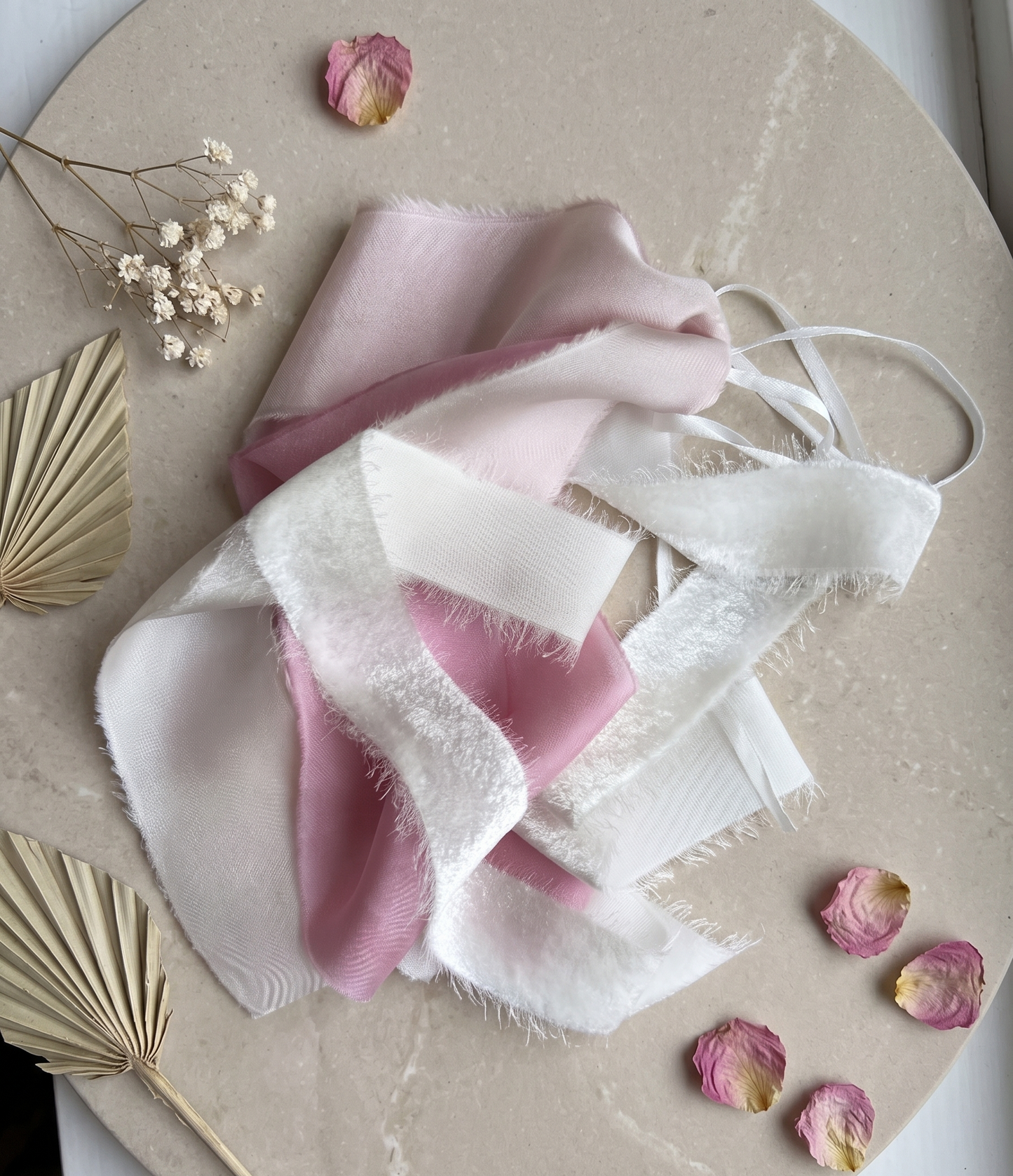 Curated Bouquet Bundle / No.006 / Neutrals with pink