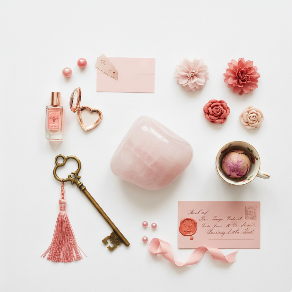 Hand dyed blush silk ribbon